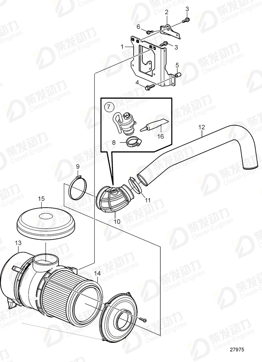 volvo penta Spacer sleeve 990722 Drawing volvo penta Spacer sleeve 990722 Drawing